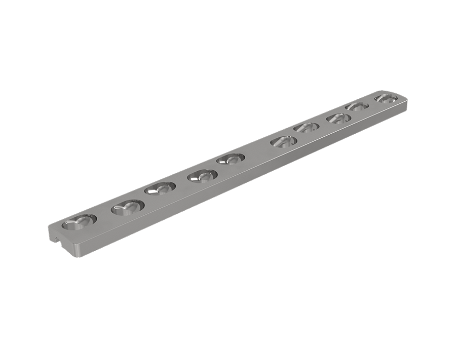 Placa Reta Larga DCP 4,5mm