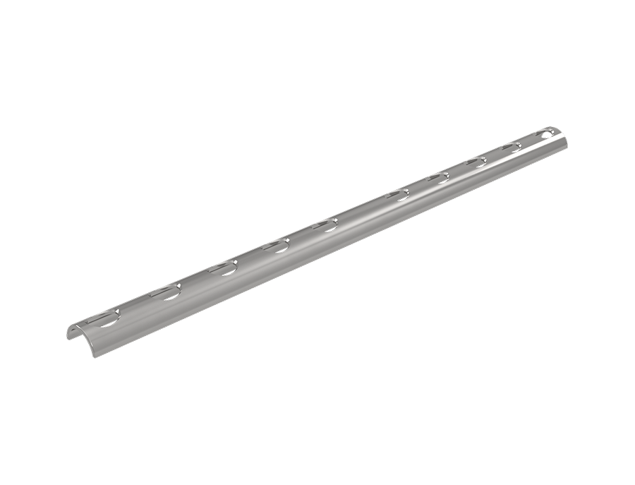 Placa Reta 1/2 Tubo 4,5mm