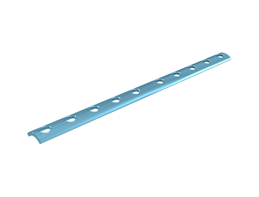 Placa Bloqueada 1/3 Tubo