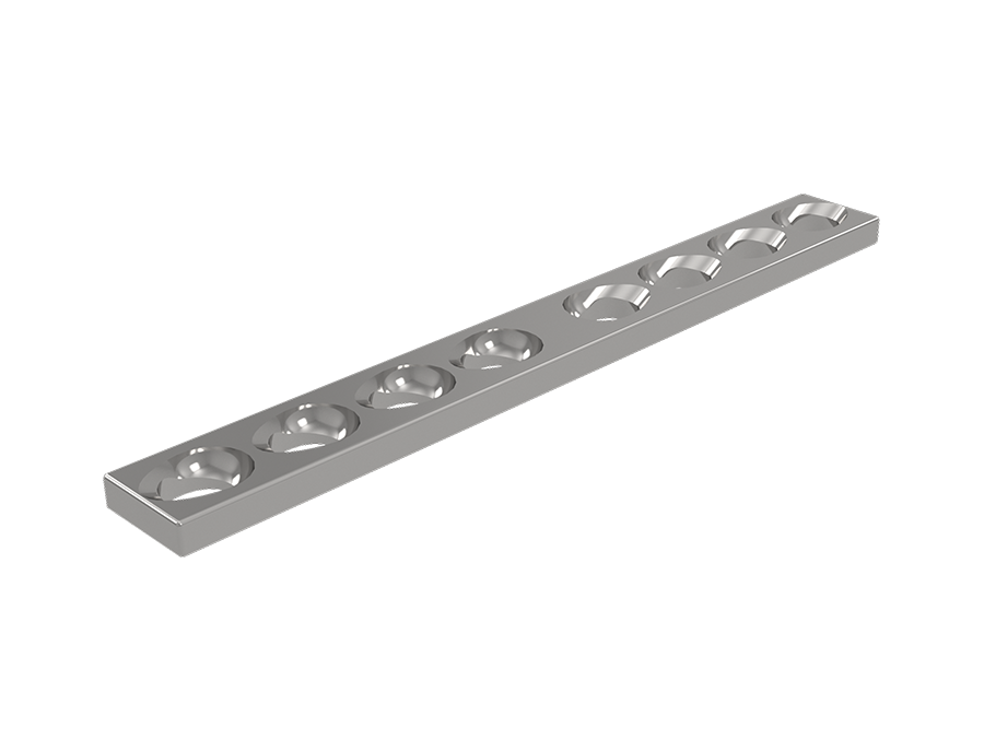 Placa Reta DCP 2,0mm