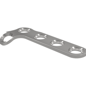 Placa "L" Reta e Obliqua 2,0mm Esquerda