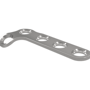 Placa "L" Reta e Obliqua 2,7mm Esquerda