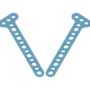 Placa "T" Oblíqua Bloqueada - Direita