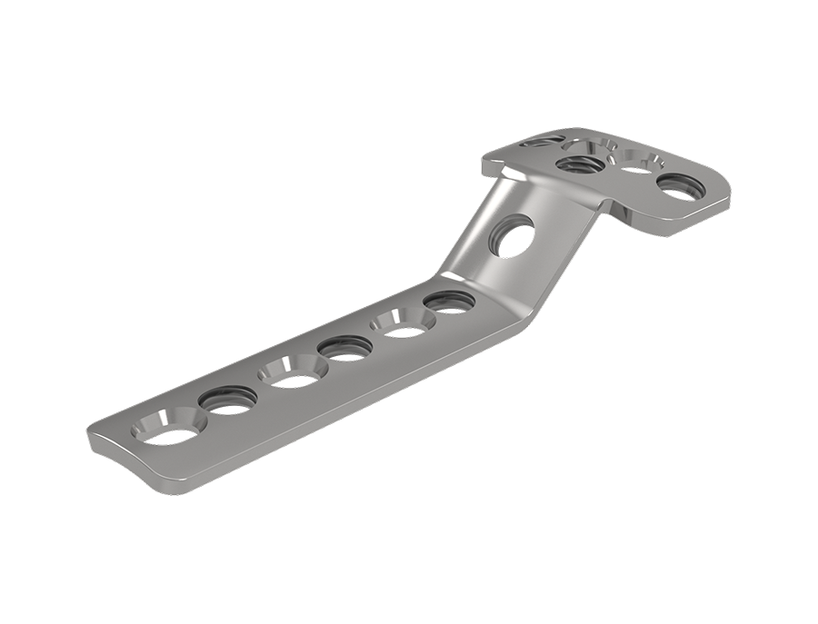 Placa “T” Dupla Ângulação 4,5mm – Bloqueada